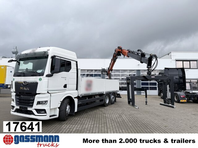 MAN TGX 26.470 6x2-4 BL, Lenk-/Liftachse, Retarder, - Dropside/ Flatbed truck, Crane truck: picture 1 MAN TGX 26.470 6x2-4 BL, Lenk-/Liftachse, Retarder, - Dropside/ Flatbed truck, Crane truck: picture 1