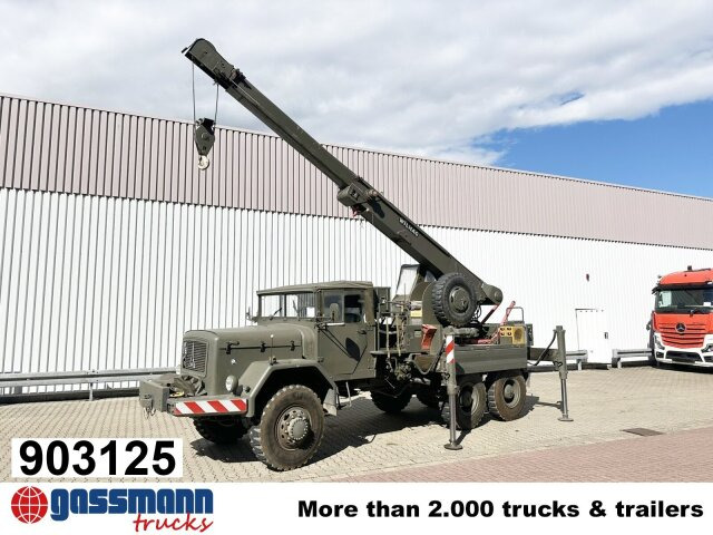 Magirus Deutz Jupiter 178D15A 6X6, -Kran,Wilhag - Road sweeper: picture 1 Magirus Deutz Jupiter 178D15A 6X6, -Kran,Wilhag - Road sweeper: picture 1