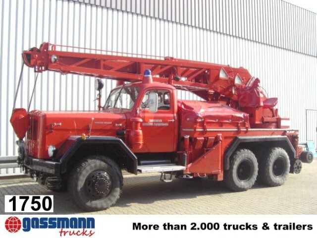 Magirus Deutz MAGIRUS URANUS 250D22 KW 16 Feuerwehr Kranwagen - Fire truck, Crane truck: picture 1 Magirus Deutz MAGIRUS URANUS 250D22 KW 16 Feuerwehr Kranwagen - Fire truck, Crane truck: picture 1
