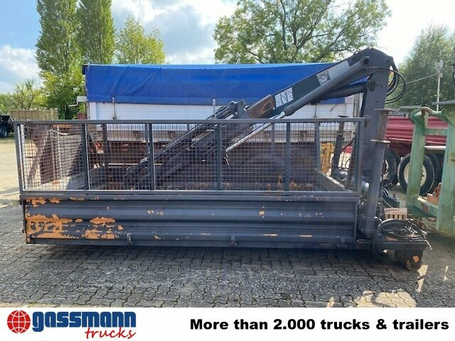 Meiller Abrollcontainer mit Kran Hiab 071 AW B3, ca. - Roll-off container: picture 2 Meiller Abrollcontainer mit Kran Hiab 071 AW B3, ca. - Roll-off container: picture 2