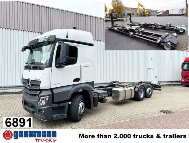 Mercedes-Benz Actros 2545 L 6x2, Lenk-/Liftachse, StreamSpace, - Hook lift truck: picture 1 Mercedes-Benz Actros 2545 L 6x2, Lenk-/Liftachse, StreamSpace, - Hook lift truck: picture 1