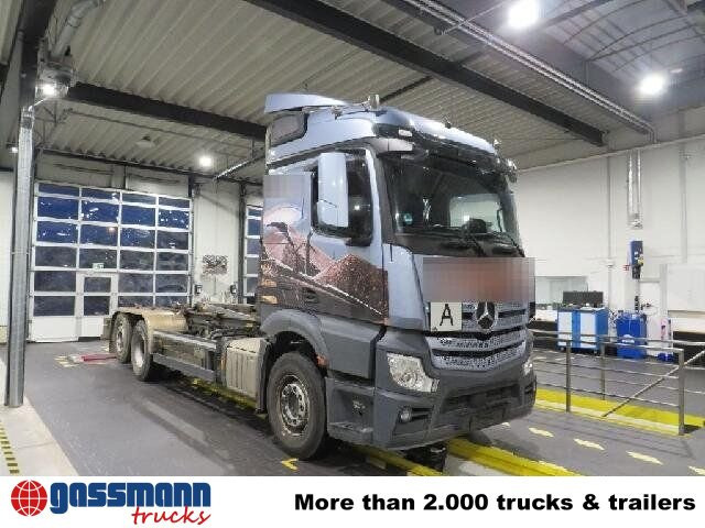 Mercedes-Benz Actros 2548 L 6x2, Liftachse, Retarder, Navi, - Hook lift truck: picture 2 Mercedes-Benz Actros 2548 L 6x2, Liftachse, Retarder, Navi, - Hook lift truck: picture 2