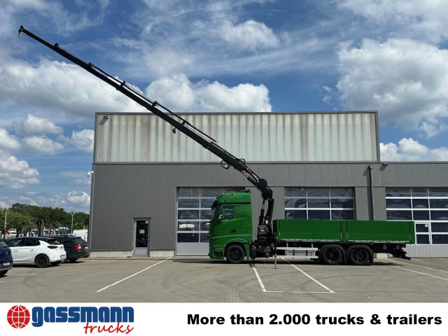 Mercedes-Benz Actros 2548 L 6x2 mit Kran Hiab X-HiDuo 228 - Dropside/ Flatbed truck, Crane truck: picture 2 Mercedes-Benz Actros 2548 L 6x2 mit Kran Hiab X-HiDuo 228 - Dropside/ Flatbed truck, Crane truck: picture 2