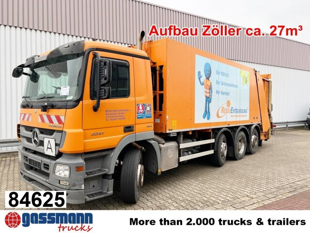 Mercedes-Benz Actros 3241 L 8x2/6, 2x Lenkachse, Zöller - Garbage truck: picture 1 Mercedes-Benz Actros 3241 L 8x2/6, 2x Lenkachse, Zöller - Garbage truck: picture 1