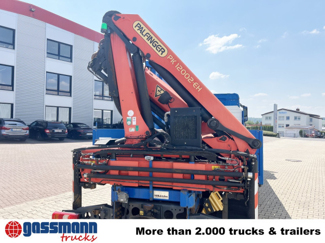 Dropside/ Flatbed truck, Crane truck Mercedes-Benz Antos 1836 L 4x2, Glastransporter, Heckkran: picture 13