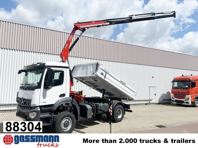 Mercedes-Benz Arocs 1832 AK 4x4, MultimediaCockpit, Navi, Kran - Tipper, Crane truck: picture 1 Mercedes-Benz Arocs 1832 AK 4x4, MultimediaCockpit, Navi, Kran - Tipper, Crane truck: picture 1