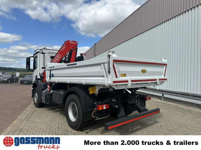 New Tipper, Crane truck Mercedes-Benz Arocs 1835 K 4x2, Multimedia Cockpit, Navi, Kran: picture 13