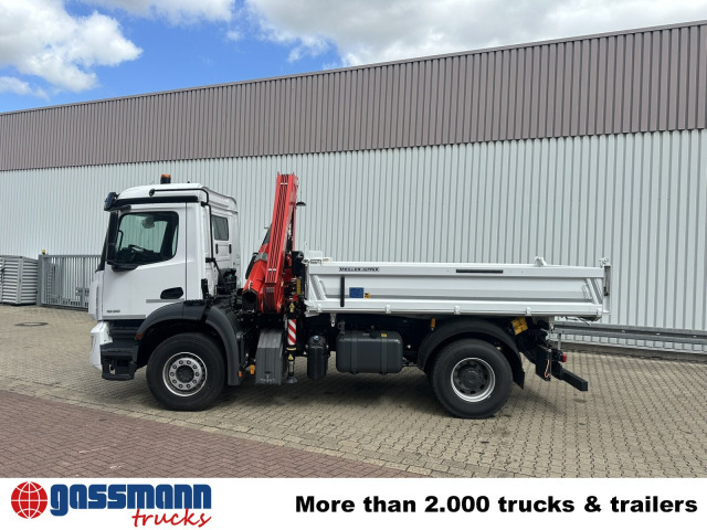 New Tipper, Crane truck Mercedes-Benz Arocs 1835 K 4x2, Multimedia Cockpit, Navi, Kran: picture 15