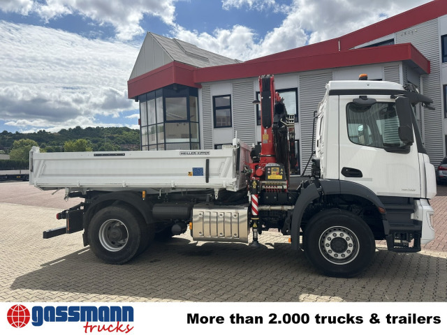 New Tipper, Crane truck Mercedes-Benz Arocs 1835 K 4x2, Multimedia Cockpit, Navi, Kran: picture 12