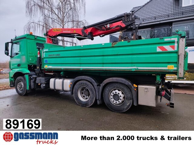 Mercedes-Benz Arocs 2545 L 6x4 HAD, Kran Palfinger PK19.001 - Tipper, Crane truck: picture 1 Mercedes-Benz Arocs 2545 L 6x4 HAD, Kran Palfinger PK19.001 - Tipper, Crane truck: picture 1