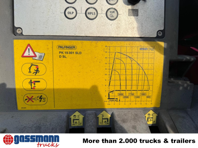Tipper, Crane truck Mercedes-Benz Arocs 2545 L 6x4 HAD, Kran Palfinger PK19.001: picture 7