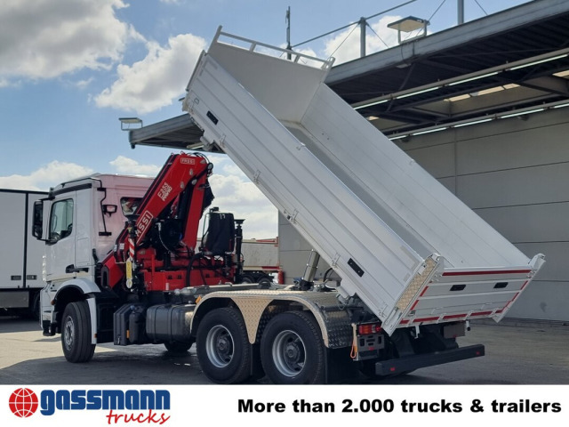 Mercedes-Benz Arocs 3348 K 6x4, Kran Fassi F255A.2.24, - Tipper, Crane truck: picture 3 Mercedes-Benz Arocs 3348 K 6x4, Kran Fassi F255A.2.24, - Tipper, Crane truck: picture 3