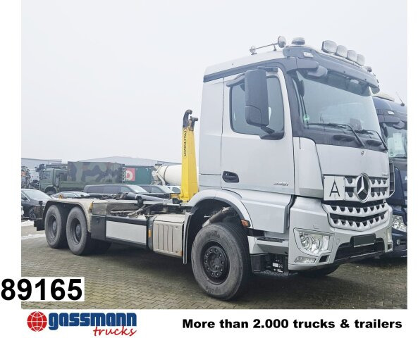 Mercedes-Benz Arocs 3351 LK 6x4, Bi-Xenon - Hook lift truck: picture 1 Mercedes-Benz Arocs 3351 LK 6x4, Bi-Xenon - Hook lift truck: picture 1