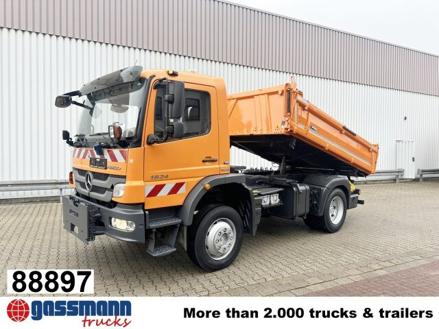 Mercedes-Benz Atego 1624 AK 4x4, Winterdienstausstattung, - Tipper, Crane truck: picture 1 Mercedes-Benz Atego 1624 AK 4x4, Winterdienstausstattung, - Tipper, Crane truck: picture 1