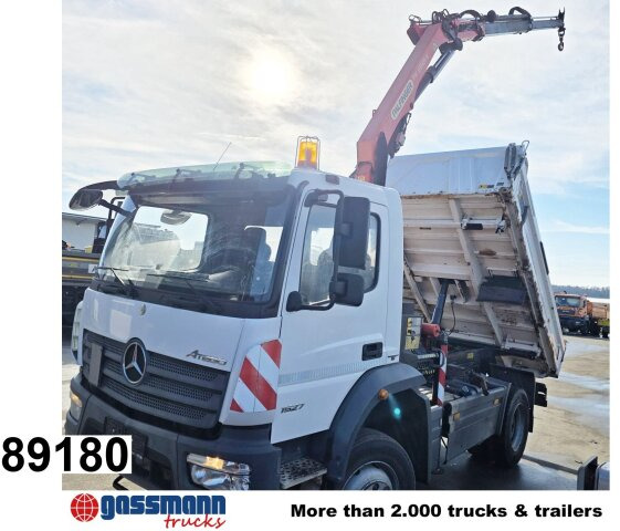 Mercedes-Benz Atego 1627 AK 4x4 mit Kran Palfinger PK8501-K - Tipper, Crane truck: picture 1 Mercedes-Benz Atego 1627 AK 4x4 mit Kran Palfinger PK8501-K - Tipper, Crane truck: picture 1
