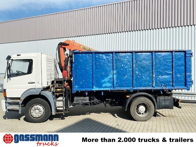 Tipper, Crane truck Mercedes-Benz Atego 1823 4x2 mit Kran Palfinger PK10500,: picture 12