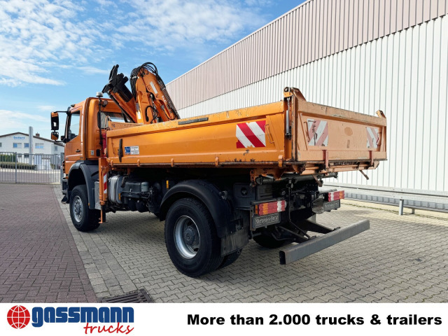 Tipper, Crane truck Mercedes-Benz Axor 1833 AK 4x4, Winterdienstausstattung, Kran: picture 15