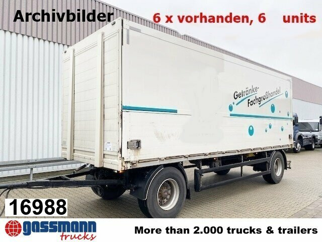 Orten PRASQ 18 Getränkeanhänger, Stapleraufnahme, 6 - Closed box trailer: picture 1 Orten PRASQ 18 Getränkeanhänger, Stapleraufnahme, 6 - Closed box trailer: picture 1