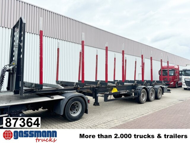 Schwarzmüller 3-Achs Holzauflieger, Liftachse, MEHRFACH - Timber semi-trailer: picture 1 Schwarzmüller 3-Achs Holzauflieger, Liftachse, MEHRFACH - Timber semi-trailer: picture 1