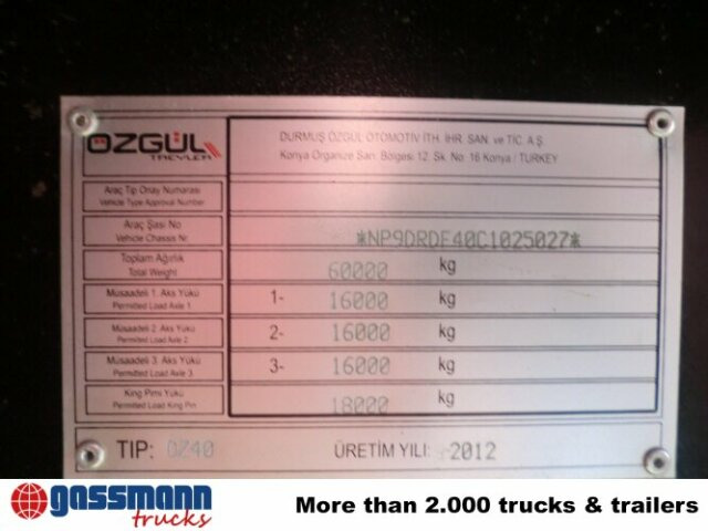 New Low loader semi-trailer for transportation of heavy machinery Tieflader-Auflieger Länge 13.150mm,: picture 7