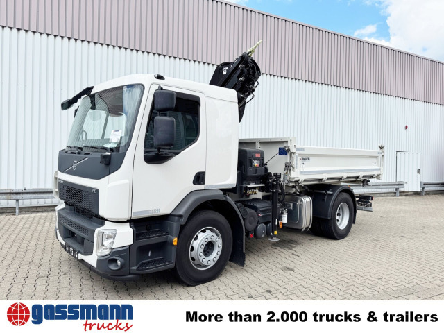 New Tipper, Crane truck Volvo FE 320 4x2 mit Kran Hiab X-Hiduo 138 ES-3, Funk: picture 8
