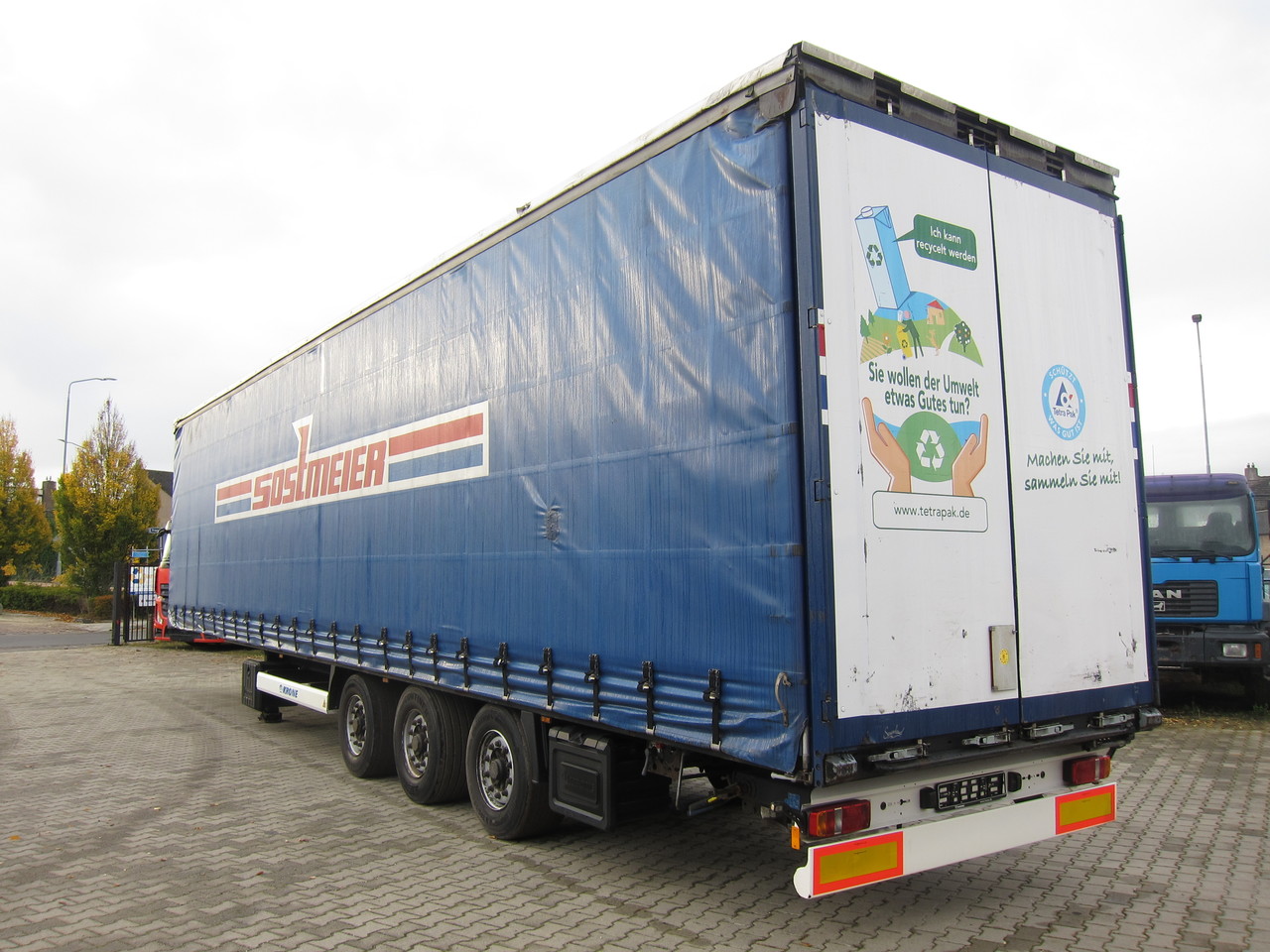 KRONE SD MegaLiner Liftaxle BPW Disc - Curtainsider trailer: picture 4 KRONE SD MegaLiner Liftaxle BPW Disc - Curtainsider trailer: picture 4
