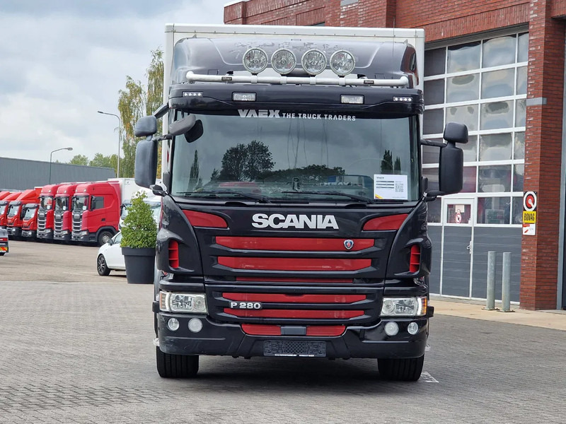 Scania P280 6x2*4 - Box - Loadlift - Low KM - Steering axle - Euro 6 - Full air - Box truck: picture 2 Scania P280 6x2*4 - Box - Loadlift - Low KM - Steering axle - Euro 6 - Full air - Box truck: picture 2