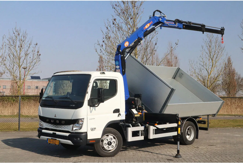 FUSO Canter 7C18 | 4X2 | 3-WAY TIPPER | PM 6.5 KRAN /CRANE - Crane truck: picture 1 FUSO Canter 7C18 | 4X2 | 3-WAY TIPPER | PM 6.5 KRAN /CRANE - Crane truck: picture 1