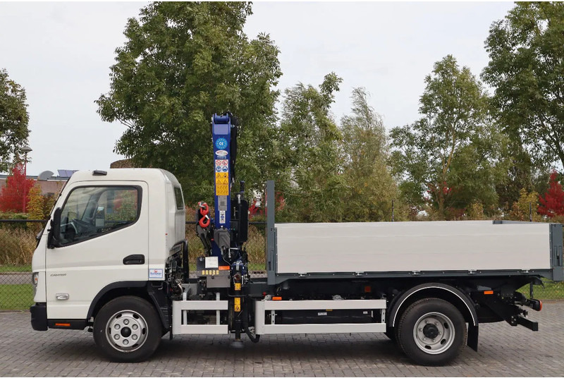 Crane truck FUSO Canter 7C18 | 4X2 | 3-WAY TIPPER | PM 6.5 KRAN /CRANE: picture 9
