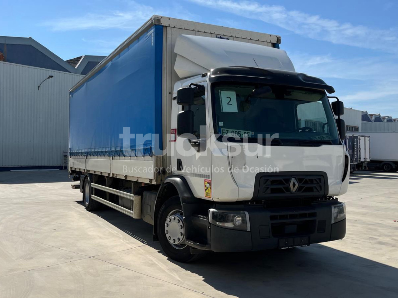 RENAULT D18.320 - Curtain side truck: picture 2 RENAULT D18.320 - Curtain side truck: picture 2