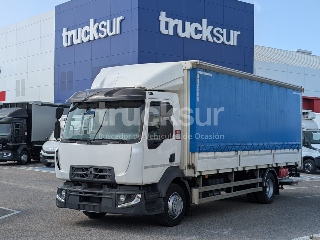 RENAULT D240.12 - Curtain side truck: picture 1 RENAULT D240.12 - Curtain side truck: picture 1