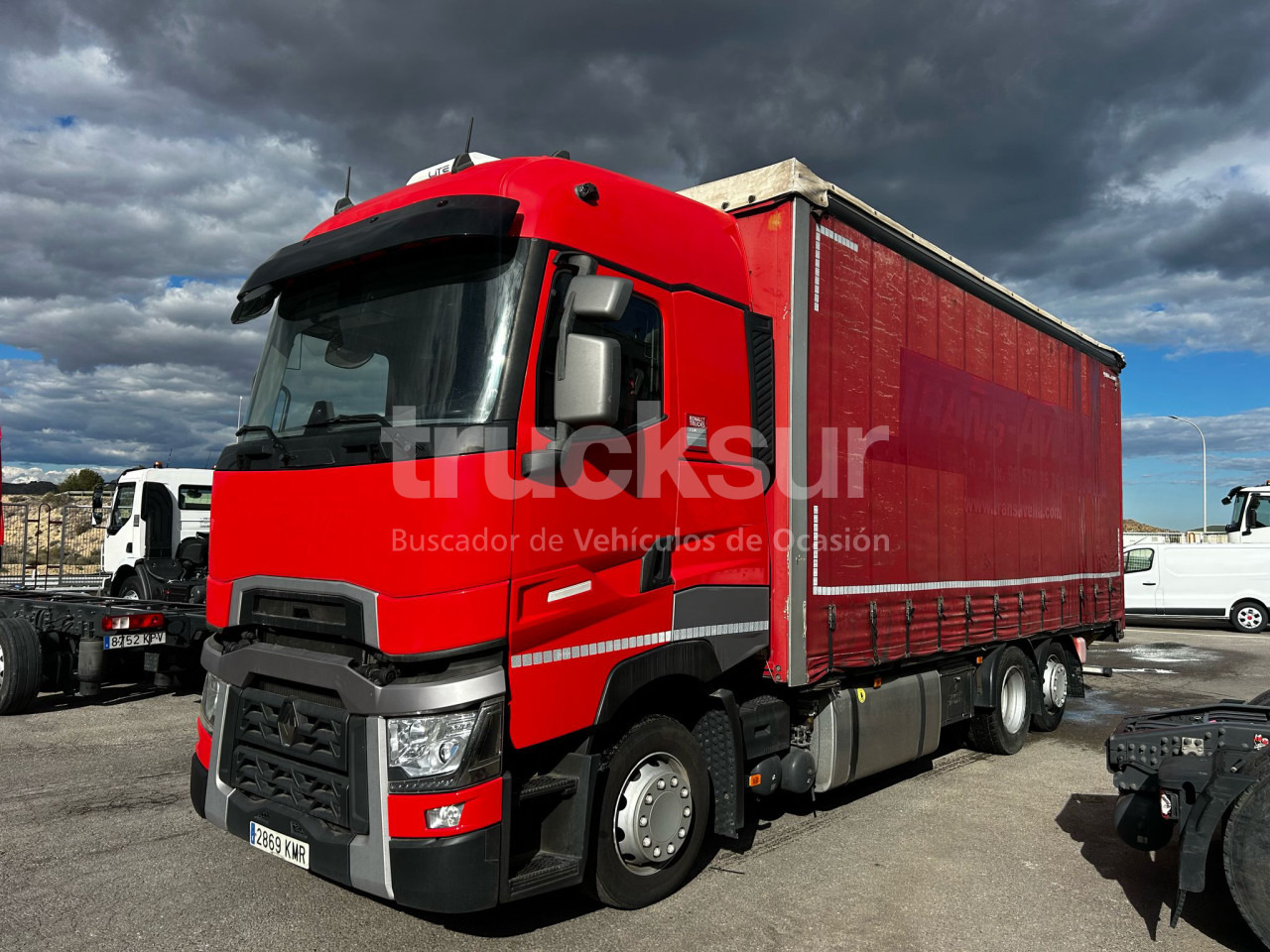 RENAULT T480 HIGH SLEEPER CAB 6X2*4 ejes 6x2*4 - Curtain side truck: picture 1 RENAULT T480 HIGH SLEEPER CAB 6X2*4 ejes 6x2*4 - Curtain side truck: picture 1