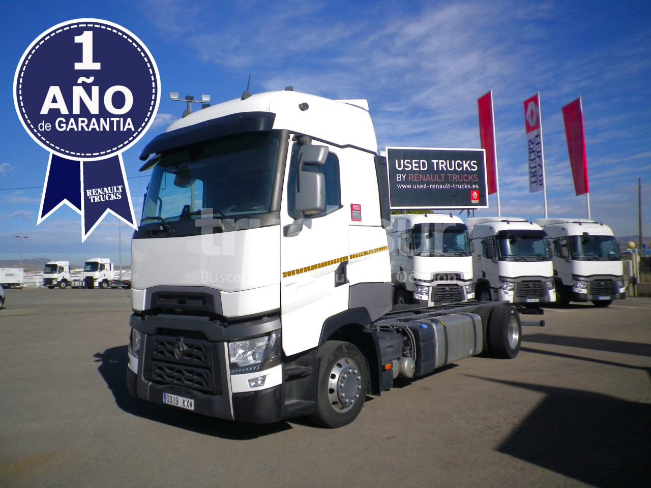 Cab chassis truck RENAULT T480 HIGH SLEEPER CAB: picture 1