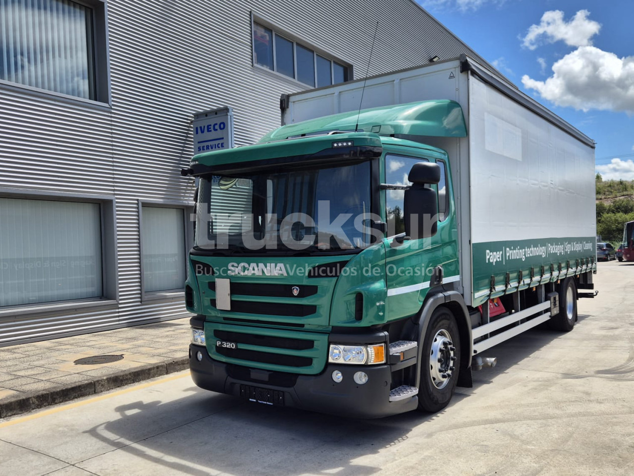 SCANIA P320 - Curtain side truck: picture 1 SCANIA P320 - Curtain side truck: picture 1