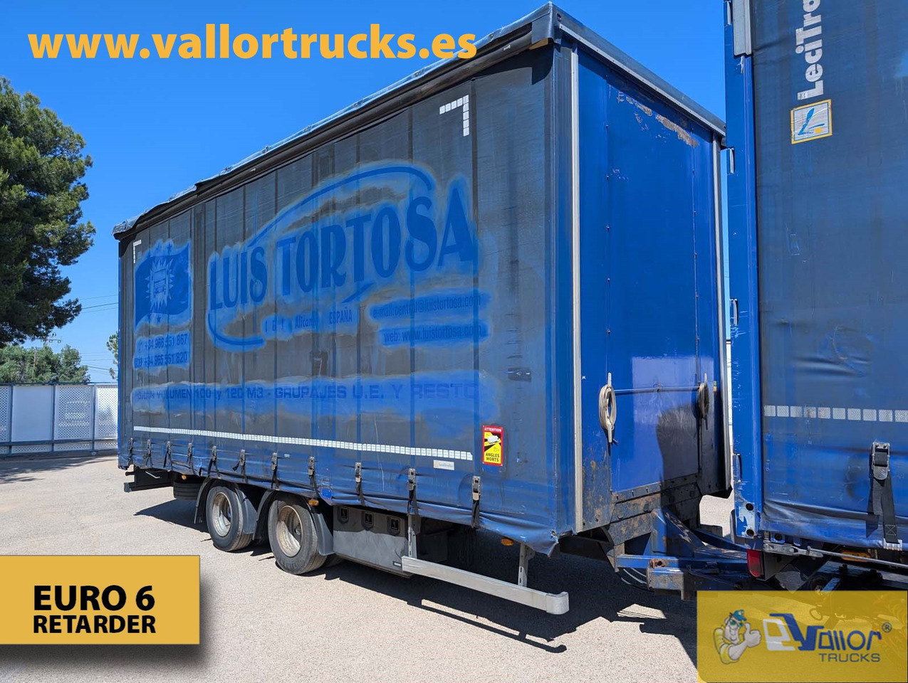 Curtain side truck DAF XF 460 - ROAD TRAIN: picture 13