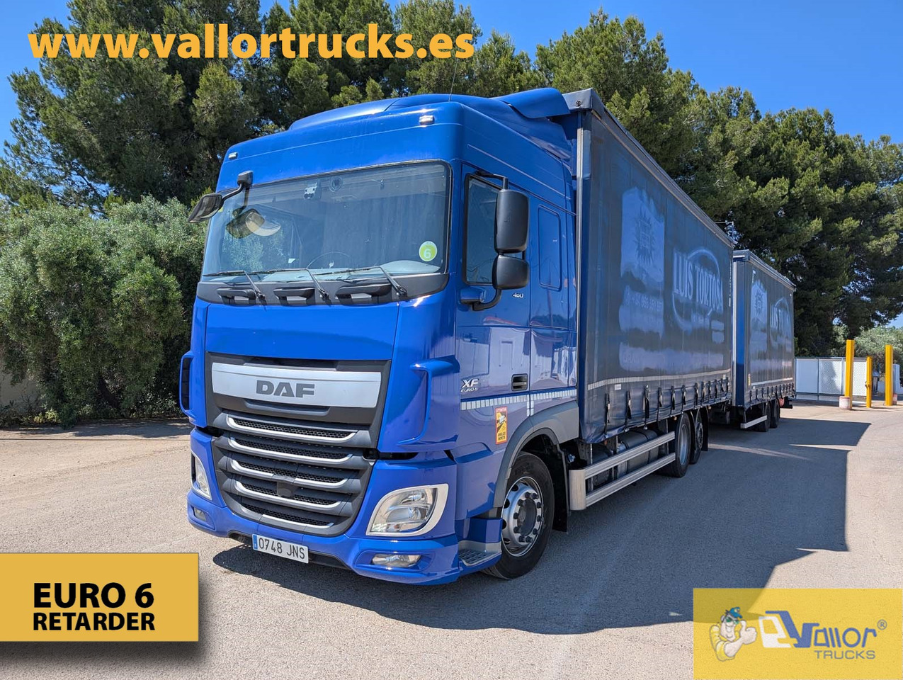 DAF XF 460 - ROAD TRAIN - Curtain side truck: picture 1 DAF XF 460 - ROAD TRAIN - Curtain side truck: picture 1
