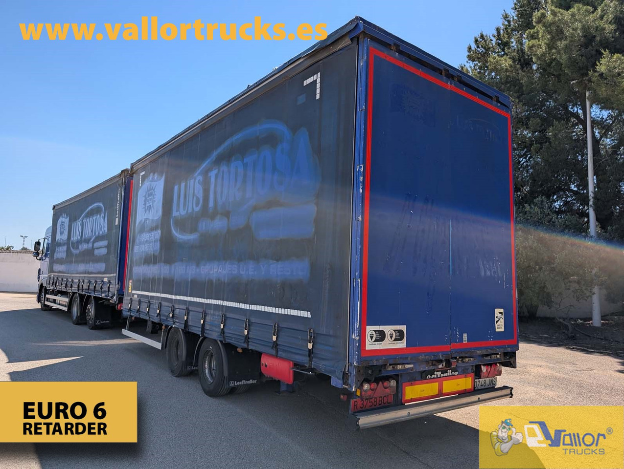 Curtain side truck DAF XF 460 - ROAD TRAIN: picture 15