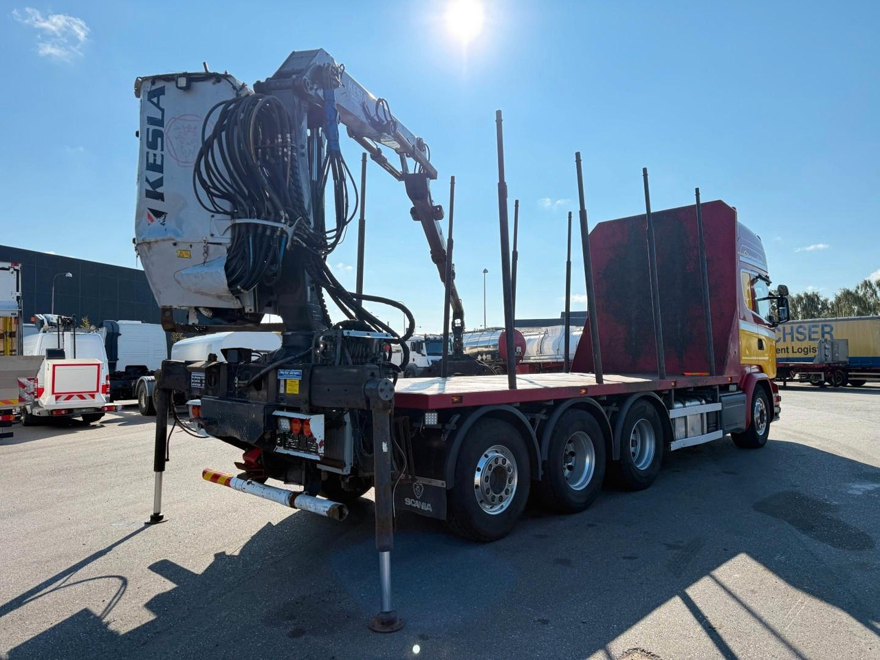 Scania R580 V8 8x4*4 Crane Kesla 21127 / Woodtransport - Crane truck: picture 3 Scania R580 V8 8x4*4 Crane Kesla 21127 / Woodtransport - Crane truck: picture 3