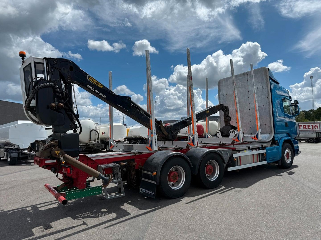 Scania R730 V8 6x4 Palfinger Epsilon M12L80 / Holz Wood - Timber truck, Crane truck: picture 4 Scania R730 V8 6x4 Palfinger Epsilon M12L80 / Holz Wood - Timber truck, Crane truck: picture 4