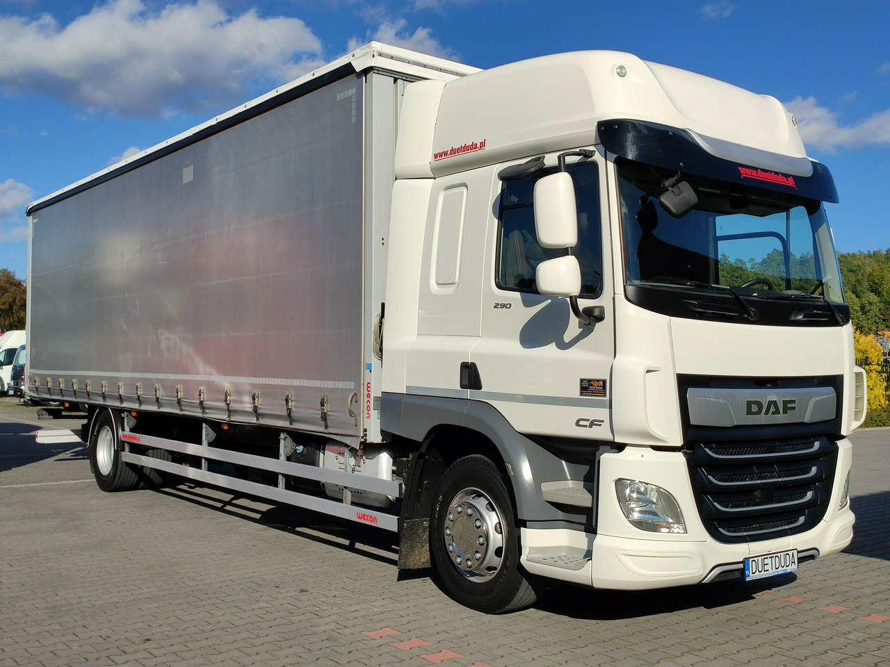 DAF CF 290 E6 Firana Tył Drzwi Dach Podnoszony / Zsuwany Długi 9.30m - Curtain side truck: picture 1 DAF CF 290 E6 Firana Tył Drzwi Dach Podnoszony / Zsuwany Długi 9.30m - Curtain side truck: picture 1