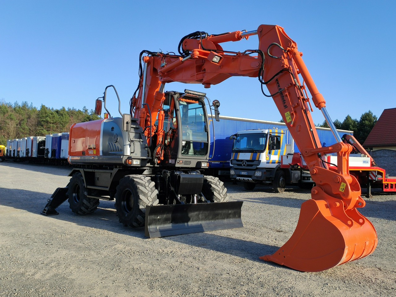 Hitachi ZX140 Koparka Kołowa - Wheel excavator: picture 2 Hitachi ZX140 Koparka Kołowa - Wheel excavator: picture 2