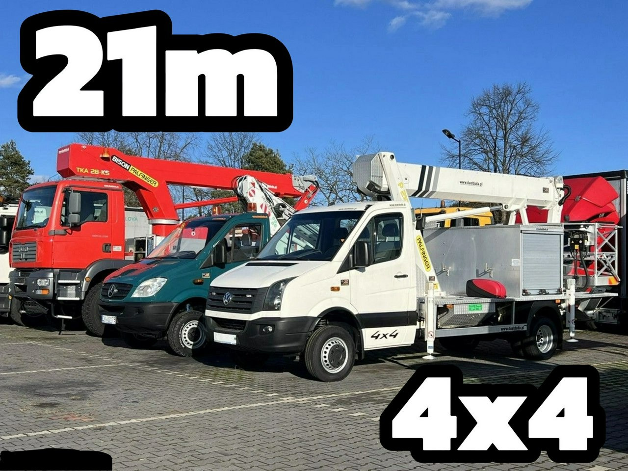Iveco Volkswagen Crafter 4x4 Zwyżka 21m Palfinger P210BK JIP-Ogon udt - Truck mounted aerial platform: picture 1 Iveco Volkswagen Crafter 4x4 Zwyżka 21m Palfinger P210BK JIP-Ogon udt - Truck mounted aerial platform: picture 1