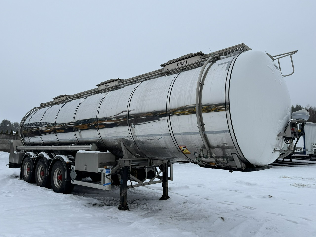 Lag Spożywcza Magyar Izolowana Webasto Pompa Elektryczna do Zrzutu - Tanker semi-trailer: picture 2 Lag Spożywcza Magyar Izolowana Webasto Pompa Elektryczna do Zrzutu - Tanker semi-trailer: picture 2