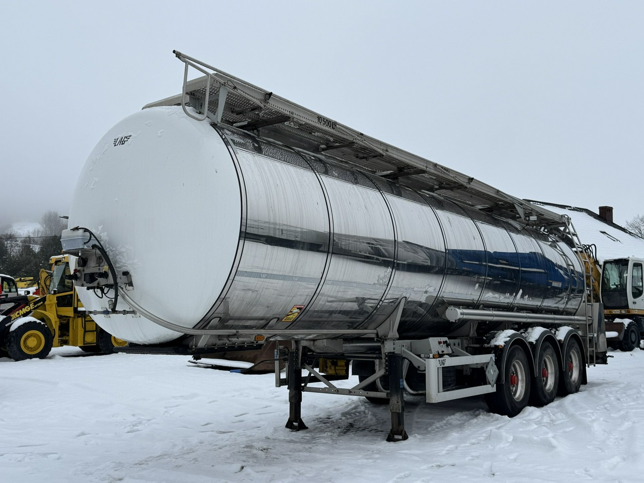 Lag Spożywcza Magyar Izolowana Webasto Pompa Elektryczna do Zrzutu - Tanker semi-trailer: picture 3 Lag Spożywcza Magyar Izolowana Webasto Pompa Elektryczna do Zrzutu - Tanker semi-trailer: picture 3