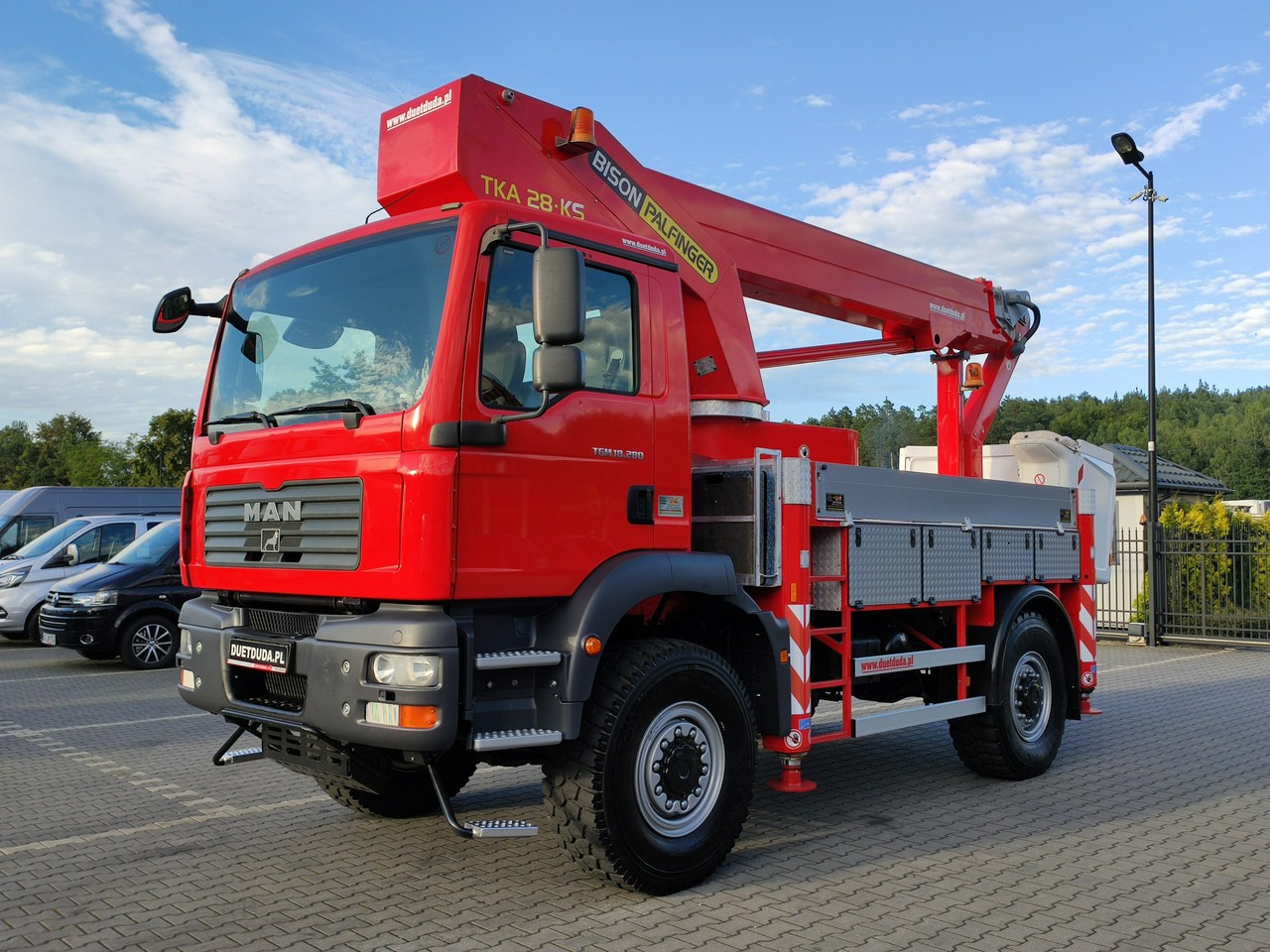 MAN TGM 18.280 4x4 Zwyżka Bison Palfinger TKA 28 Podnośnik Koszowy leasing MAN TGM 18.280 4x4 Zwyżka Bison Palfinger TKA 28 Podnośnik Koszowy: picture 28
