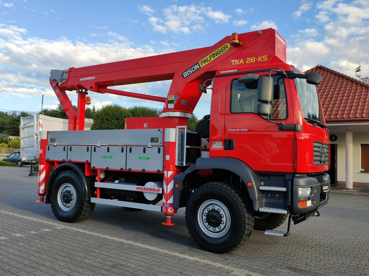 MAN TGM 18.280 4x4 Zwyżka Bison Palfinger TKA 28 Podnośnik Koszowy leasing MAN TGM 18.280 4x4 Zwyżka Bison Palfinger TKA 28 Podnośnik Koszowy: picture 8