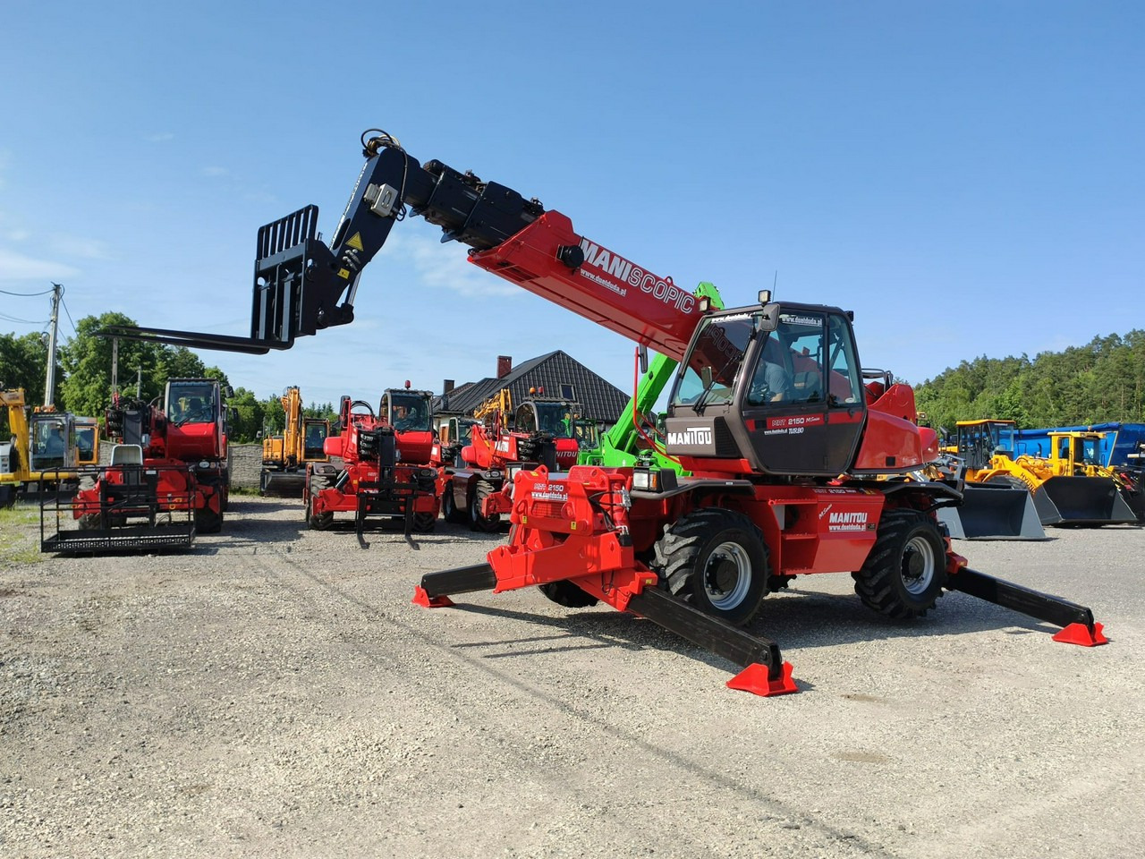 Manitou MRT 2150 ROTO Ładowarka Teleskopowa Obrotowa 2550 1850 1840 - Telescopic handler: picture 1 Manitou MRT 2150 ROTO Ładowarka Teleskopowa Obrotowa 2550 1850 1840 - Telescopic handler: picture 1