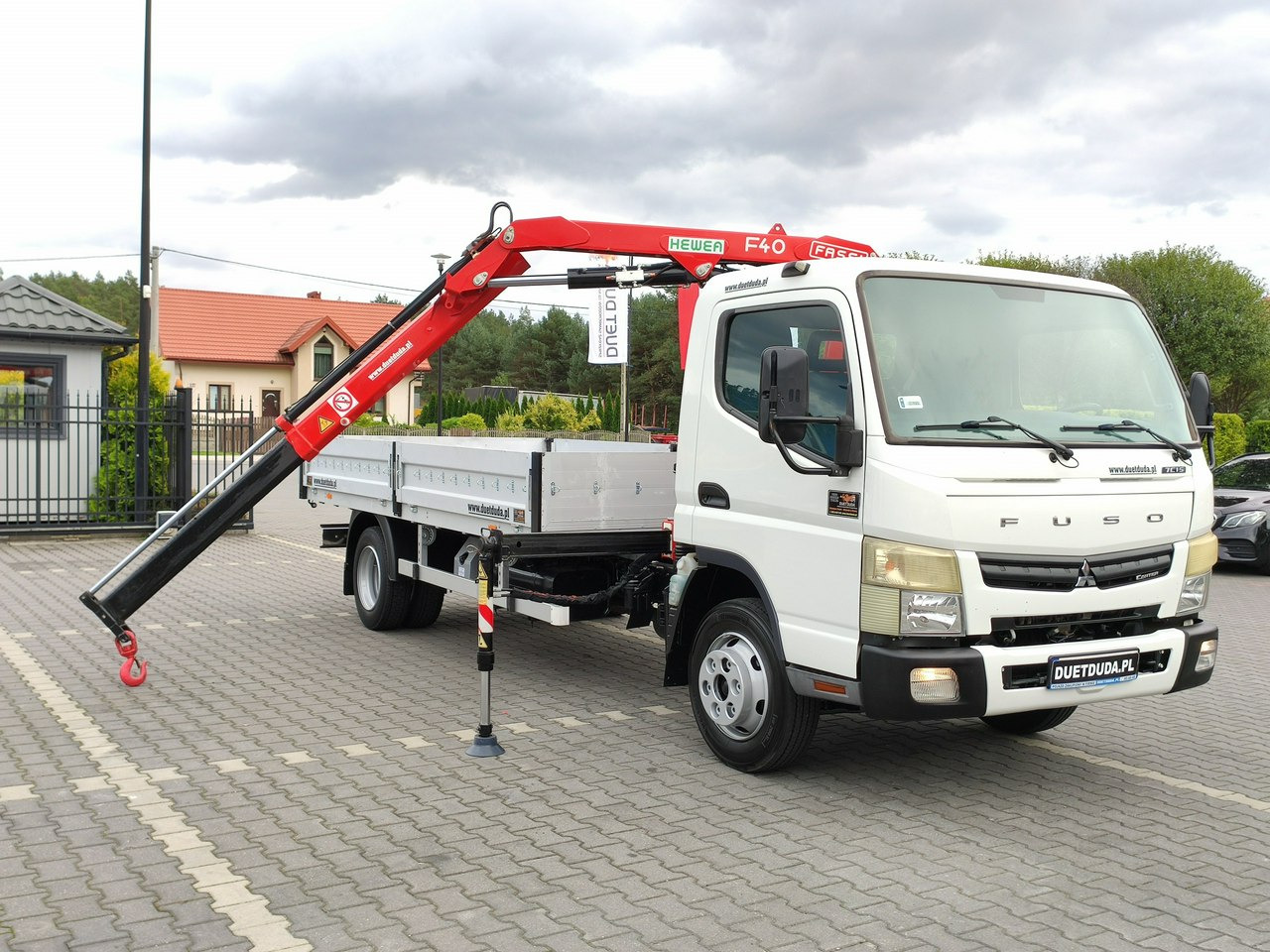 Mitsubishi Canter Fuso 7C15 3.0/150KM HDS FASSI F40 UNIKAT Super Stan !!! - Dropside/ Flatbed truck, Crane truck: picture 1 Mitsubishi Canter Fuso 7C15 3.0/150KM HDS FASSI F40 UNIKAT Super Stan !!! - Dropside/ Flatbed truck, Crane truck: picture 1