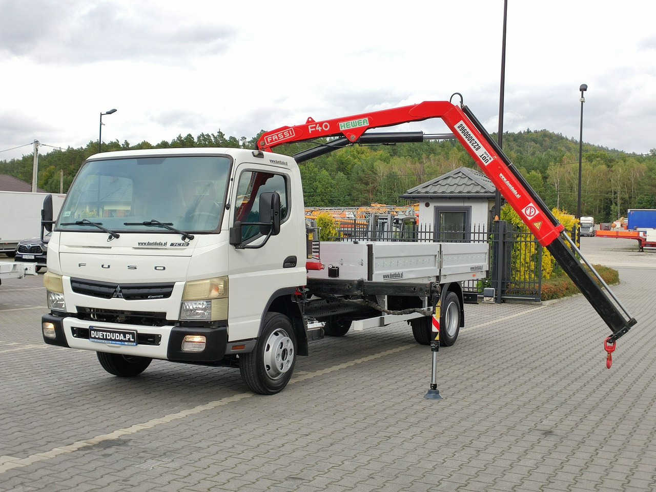 Mitsubishi Canter Fuso 7C15 3.0/150KM HDS FASSI F40 UNIKAT Super Stan !!! - Dropside/ Flatbed truck, Crane truck: picture 4 Mitsubishi Canter Fuso 7C15 3.0/150KM HDS FASSI F40 UNIKAT Super Stan !!! - Dropside/ Flatbed truck, Crane truck: picture 4