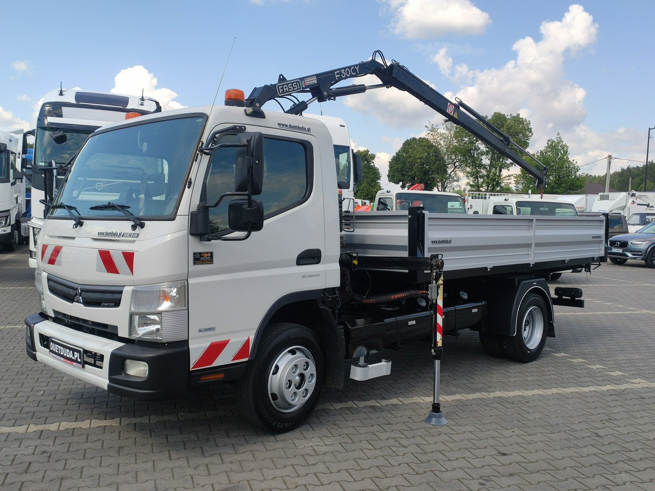 Tipper Mitsubishi Canter Fuso 9C18 3.0/180KM Automat, HDS FASSI F30 Wywrotka 3-str: picture 7